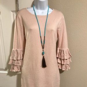 Alya Francesca’s Dress SM Ruffle Soft Dress Pink